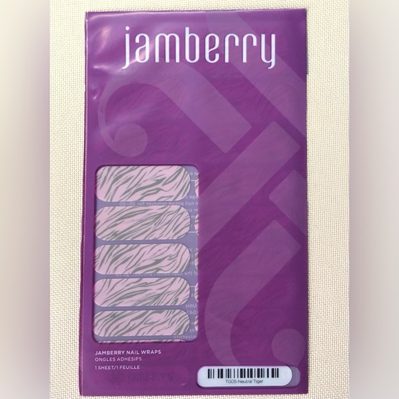 Jamberry Other - 2/$14 Jamberry Nail Wraps Neutral  Tiger Design